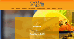 Desktop Screenshot of casamayagrill.com